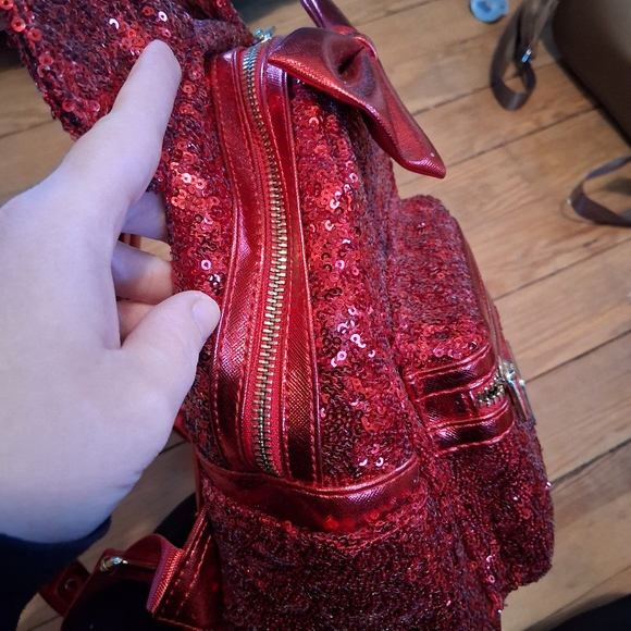 Ruby Sequin Loungefly Mini Backpack - Picture 3 of 4